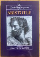 THE CAMBRIDGE COMPANION TO ARISTOTLE