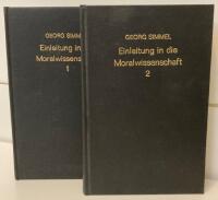EINLEITUNG IN DIE MORALWISSENSCHAFT 1-2