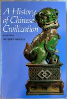 A HISTORY OF CHINESE CIVILIZATION