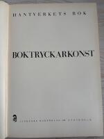 Boktryckarkonst. Hantverkets bok. 