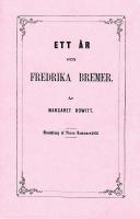 Ett &aring;r hos Fredrika Bremer