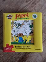 Pippi L&aring;ngstrump - Pussel och citat - Pusselbok