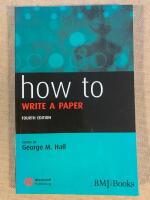 How to Write a Paper, 4th Edition