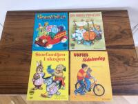 Brandbilen som var f&ouml;r liten- KRONBOK 146, STORFAMILJEN I SKOGEN - KRONBOK 137, Den modiga prinsessan KRONBOK 249, SOFIES F&Ouml;DELSEDAG