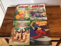 Nalle Puh Den f&ouml;rsta v&aring;rdagen/ Nalle Puh och I- ors stora dag/ Trollkarlens l&auml;rling/ Piff och PUFF m&ouml;ter den modige skunken Sylvester 