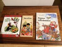 Pelle Svansl&ouml;s fyller &aring;r/ DUNS och LUNS/ Pricken och lilla gumman 