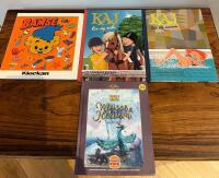 Klockan BAMSE/ KAJ l&auml;r sig simma/ KAJ l&auml;r sig rida/ Musse & Heliim -En ny v&auml;n
