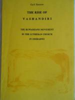 The Rise of Vashandiri: The Ruwadzano Movement in the Lutheran Church in Zimbabwe