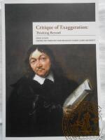 Critique of Exaggeration: Thinking Beyond
