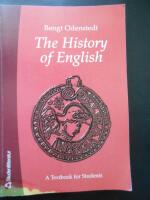 History of English - a Textbook for Students