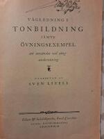 Vägledning i tonbildning jämte övningsexempel att användas vid sångundervisning