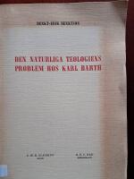 Den naturliga teologiens problem hos Karl Barth