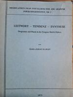 Leitwort, Tendenz, Synthese : Programm und Praxis in der Exegese Martin Bubers