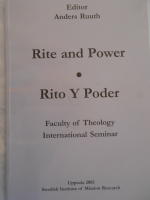 Rite and Power Rito Y Poder International Seminar