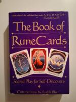 The Book of Rune Cards: Sacred Play for Self-Discovery + kort