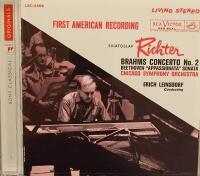 Sviatoslav Richter. Brahms Concerto no.2, Beethoven "Appasionata" sonata