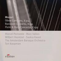 Mozart: Oboe concerto, K 314, Bassoon concerto, K 191, Flute & harp concerto, K 299