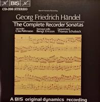 Georg Friedrich H&auml;ndel: The complete recorder sonatas