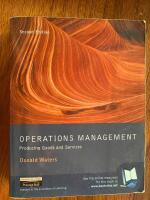 Operations management : producing goods and services