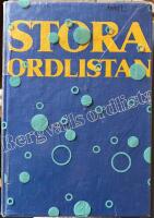 Stora ordlistan : Bergvalls ordlista
