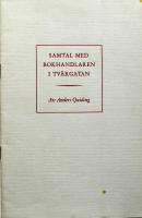 Samtal med bokhandlaren i Tv&auml;rgatan (David Thomsen)