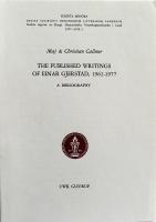 The published writings of Einar Gjerstad 1962-1977 : a bibliography