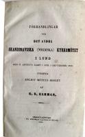 F&ouml;rhandlingar vid det Andra Skandinaviska Nordiska Kyrkom&ouml;tet i Lund den 31 Augusti samt 1 och 2 September 1859
