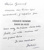 Chaque Homme Dans Sa Nuit. Sign&eacute; de Julien Green 