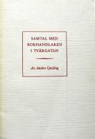Samtal med bokhandlaren i Tv&auml;rgatan (David Thomsen)