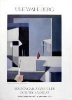 M&aring;lningar, akvareller och teckningar. Konstakademien 9-31 januari 1988