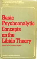 Basic Psychoanalytic Concepts on the Libido Theory
