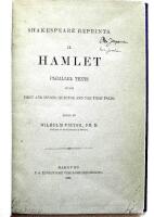 Hamlet : parallel texts of the first and second quartos and the first folio