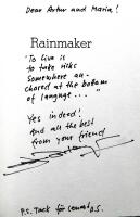 Rainmaker. EGENH&Auml;NDIG DEDIKATION FR&Aring;N JAN &Ouml;STERGREN