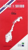 Otta. Norge 1:50 000