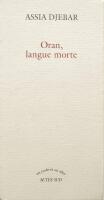 Oran, langue morte
