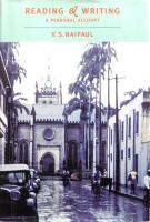 Reading & Writing. A personal account.