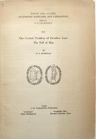The Central Problem of Paradise Lost: The Fall of Man. 