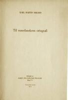 Til runedanskens ortografi