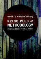 Principles of methodology : [Elektronisk resurs] research design in social science