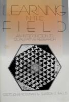 Learning in the Field: An Introduction to Qualitative Research