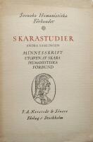  SKARASTUDIER. Andra Samlingen. Minnesskrift utgiven av Skara Humanistiska f&ouml;rbund 