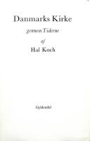 Danmarks kirke gennem tiderne. 