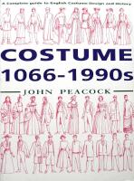 Costume 1066-1990s. A complete guide to English costume design and history
