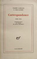 Correspondance. 1920 - 1935. Introduction et notes de Frida Weissman