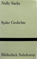 Sp&auml;te Gedichte 