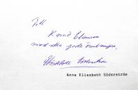 AUTOGRAF: Elisabeth Söderström