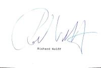 AUTOGRAF: Richard Wolff