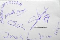 AUTOGRAF: Fläskkvartetten