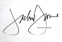 AUTOGRAF: Jackson Brown