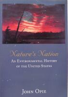 Nature's nation - an environmental history of the United States